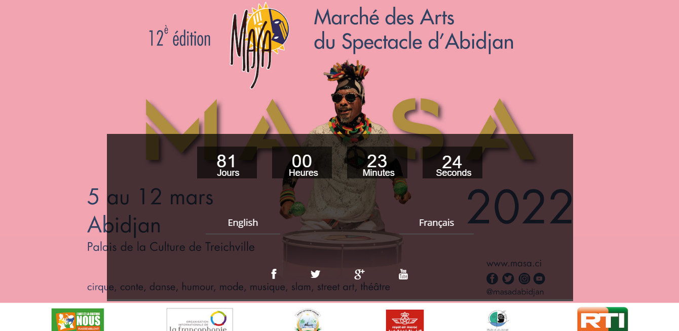 05 MARS 2022 : Marché des Arts et spectacle d’Abidjan (MASA)