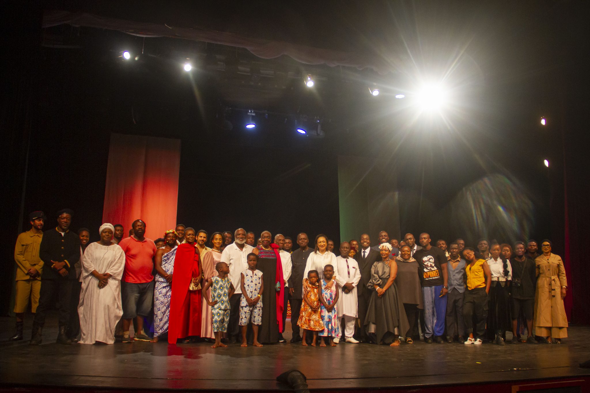 Spectacle « Houphouët » au Palais de la Culture