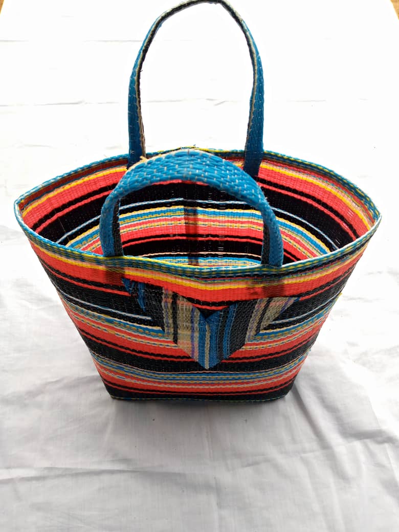 Sac à main (bleu - orange)